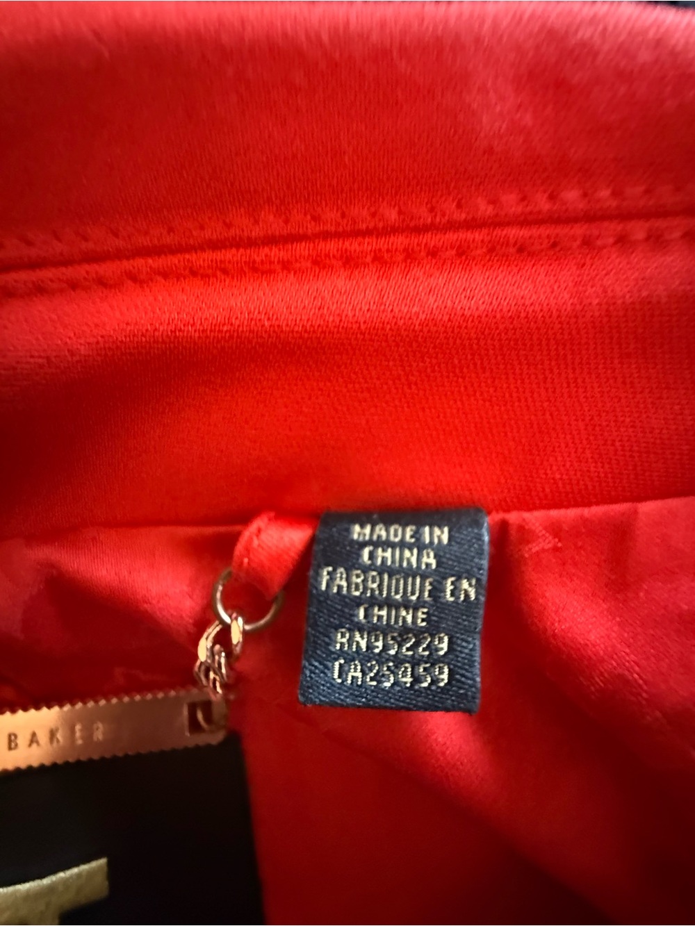Ted Baker Red Single-Button Blazer - Picture 3 of 6